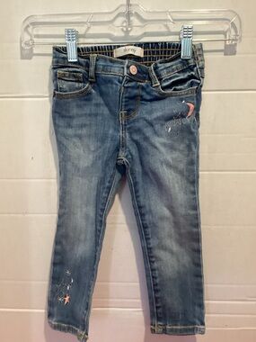 Toddler Girls Gymboree Baby Skinny Denim Blue Jeans Size 2T